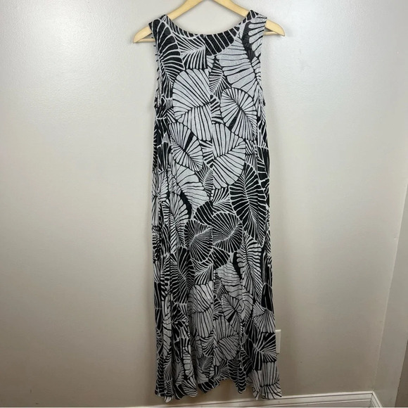Soft Surroundings Miami Beach Maxi Dress Size Small Tropical Vacation Crinkle - Picture 3 of 10